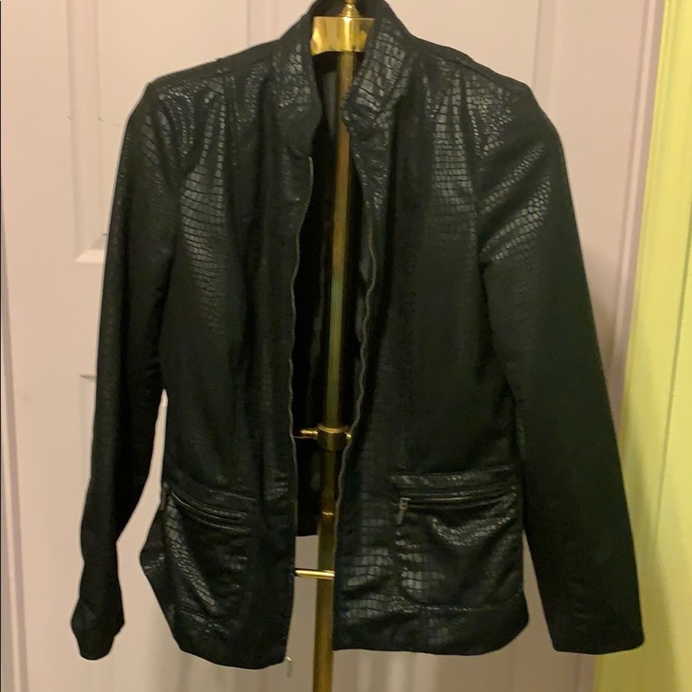 Black short jacket